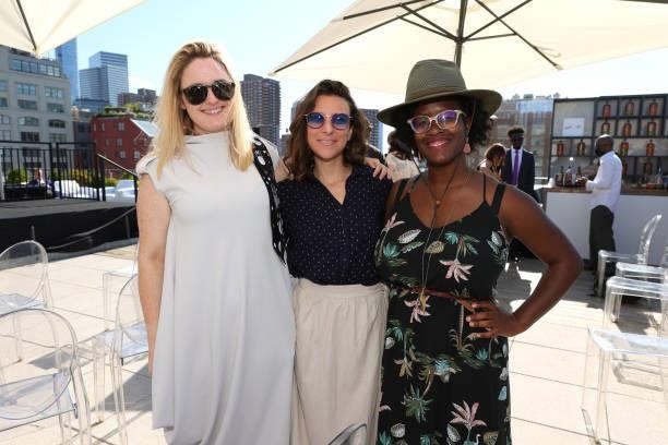 Cara Cusumano and guests attend the Tribeca Festival Awards Night during the 2021 Tribeca Festival at Spring Studios on June 17, 2021 in New York...