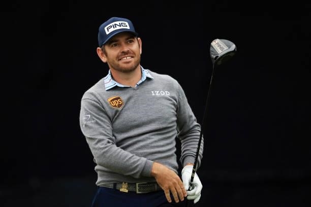 Louis Oosthuizen of South Africa watches his shot from the seventh tee during the first round of the 2021 U.S. Open at Torrey Pines Golf Course on...