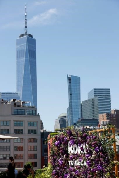 View of the skyline during Tribeca X - 2021 Tribeca Festival at Spring Studios on June 18, 2021 in New York City.