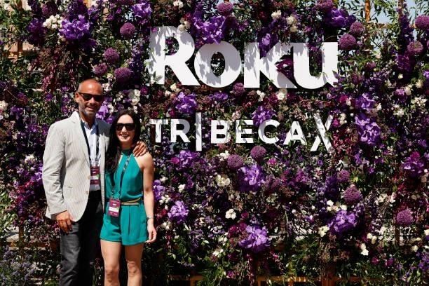 Ron D'Innocenzo and Brooke Alexander attend Tribeca X - 2021 Tribeca Festival at Spring Studios on June 18, 2021 in New York City.