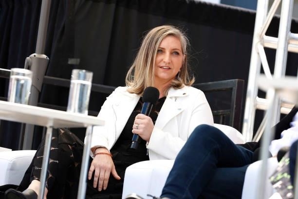 Global Chief Marketing Officer, for Cadillac, Melissa Grady Dias speaks onstage during Storytelling Today, For Tomorrow hosted by Roku at Tribeca X -...