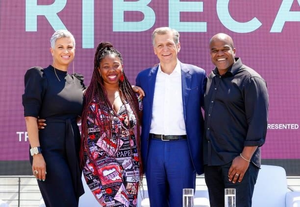Of Ebony & Jet, Michele Thornton Ghee, writer/director B. Monét, Chief Brand Officer of Procter & Gamble, Marc S. Pritchard and Saturday Morning...
