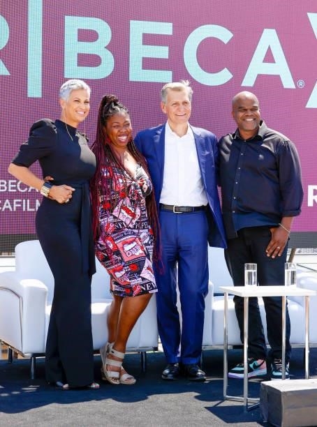 Of Ebony & Jet, Michele Thornton Ghee, writer/director B. Monét, Chief Brand Officer of Procter & Gamble, Marc S. Pritchard and Saturday Morning...