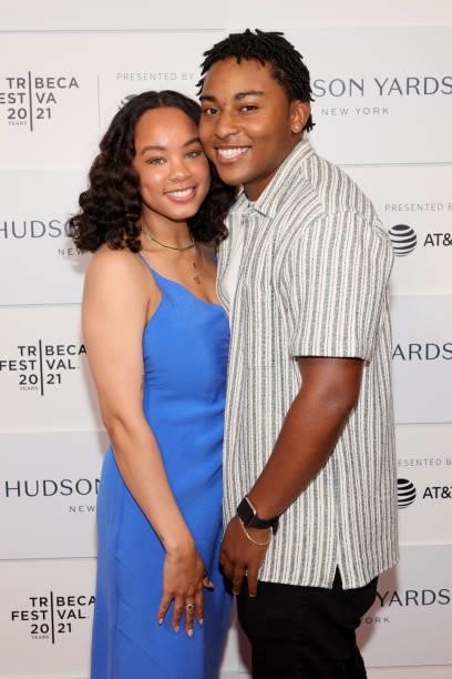 Mia Johnson and Camron Jones attend the Shorts: "Straight Up With A Twist