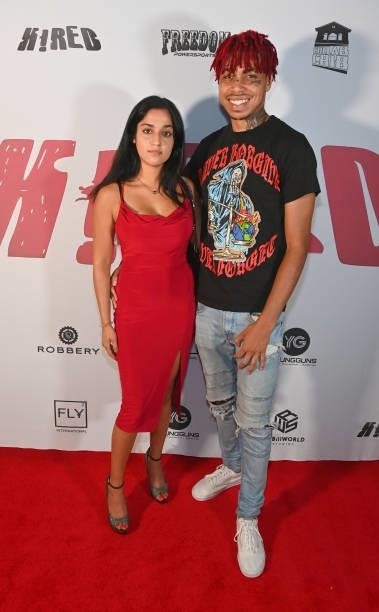 Recording group iLOVEFRiDAY attend CollabCrib & RobiiiWorld Studios “H!RED” private red carpet screening at Landmark’s Midtown Art Cinema on June 18,...