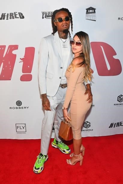 Tokyo Cam and guest attend CollabCrib & RobiiiWorld Studios “H!RED” private red carpet screening at Landmark’s Midtown Art Cinema on June 18, 2021 in...