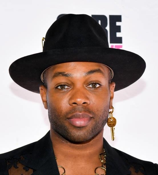 Todrick Hall attends UOMA Pride Month and Juneteenth Celebration launch event at Hyde Sunset Kitchen + Cocktails on June 18, 2021 in West Hollywood,...