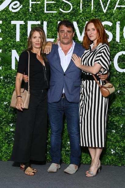 Caroline Proust, Thierry Godard and Audrey Fleurot attend "Engrenages