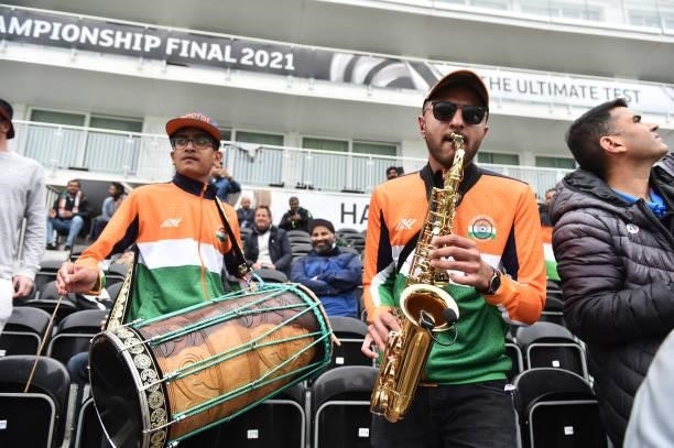 Fans during Day 2 of the ICC World Test Championship Final between India and New Zealand at Hampshire Bowl on June 19, 2021 in Southampton, England.