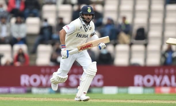 Virat Kohli of India runs between the wickets during Day 2 of the ICC World Test Championship Final between India and New Zealand at Hampshire Bowl...