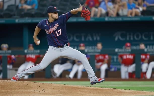 <<enter caption here>> at Globe Life Field on June 18, 2021 in Arlington, Texas.” class=”wp-image-26″ width=”419″ height=”612″></a><figcaption><<enter caption=