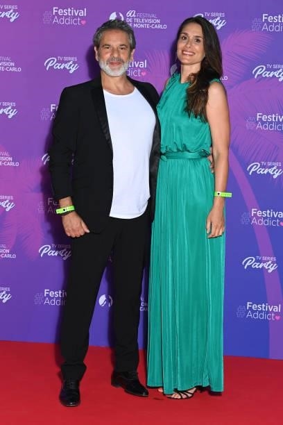 Avy Marciano and Diane Robert attend the TV Series Party during the 60th Monte Carlo TV Festival - Day Two on June 19, 2021 in Monte-Carlo, Monaco.