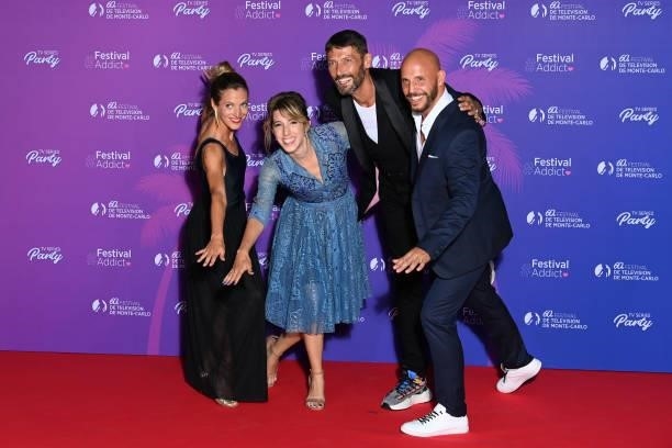 Elodie Varlet, Lea Francois, Laurent Kerusore and David Ban attend the TV Series Party during the 60th Monte Carlo TV Festival - Day Two on June 19,...