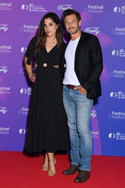 Naima Rodric and Alexandre Varga attend the TV Series Party during the 60th Monte Carlo TV Festival - Day Two on June 19, 2021 in Monte-Carlo, Monaco.