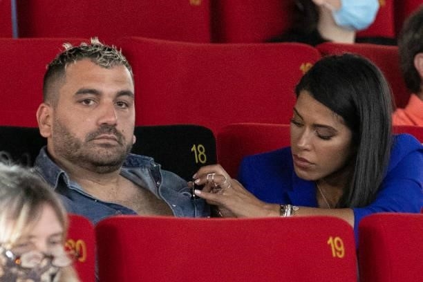 Ayem Nour and guest attend the Closing ceremony of the Plurielles Festival At Cinema Majestic on June 19, 2021 in Compiegne, France.