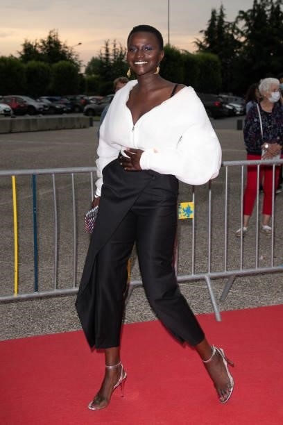 Annabelle Lengronne attends the Closing ceremony of the Plurielles Festival At Cinema Majestic on June 19, 2021 in Compiegne, France.
