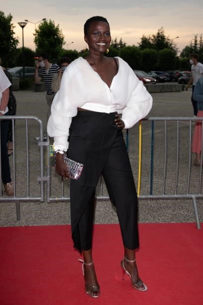 Annabelle Lengronne attends the Closing ceremony of the Plurielles Festival At Cinema Majestic on June 19, 2021 in Compiegne, France.