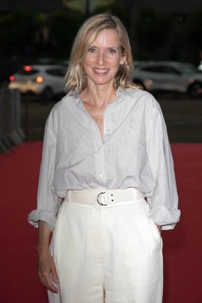 Lea Drucker attends the Closing ceremony of the Plurielles Festival At Cinema Majestic on June 19, 2021 in Compiegne, France.
