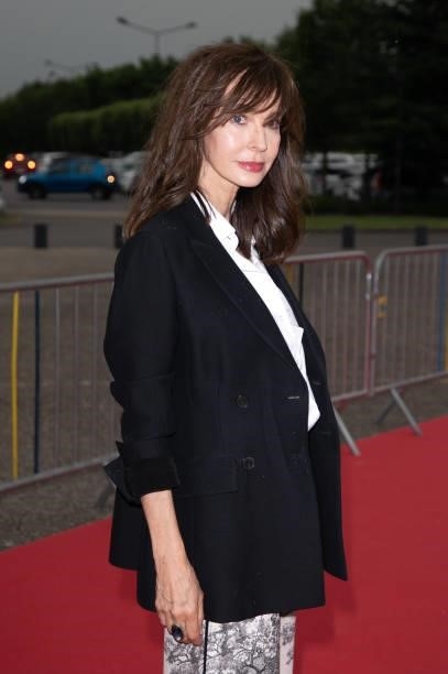 Anne Parillaud attends the Closing ceremony of the Plurielles Festival At Cinema Majestic on June 19, 2021 in Compiegne, France.