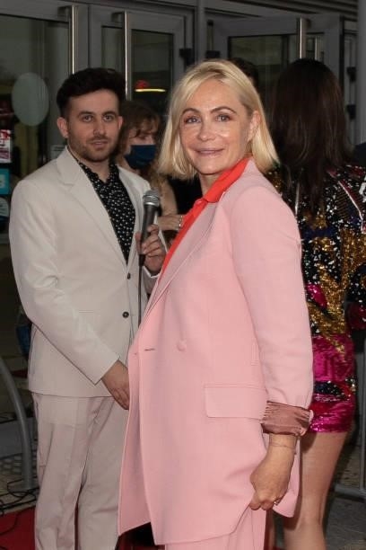 Emmanuelle Beart attends the closing ceremony of the Plurielles Festival at Cinema Majestic on June 19, 2021 in Compiegne, France.