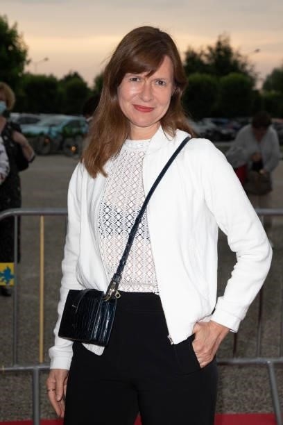 Anne-Claire Dolivet attends the closing ceremony of the Plurielles Festival At Cinema Majestic on June 19, 2021 in Compiegne, France.