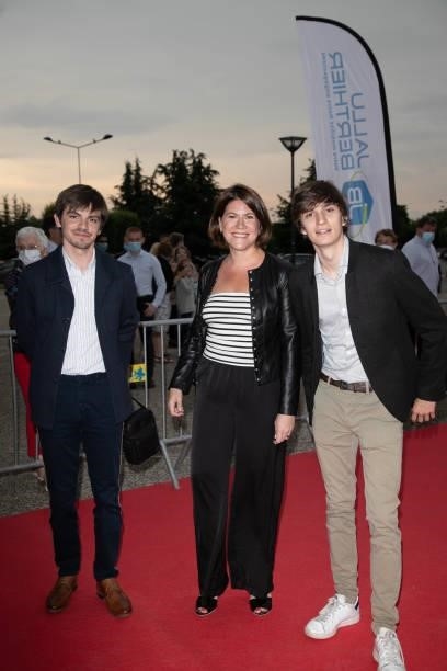 Guests attend the closing ceremony of the Plurielles Festival At Cinema Majestic on June 19, 2021 in Compiegne, France.