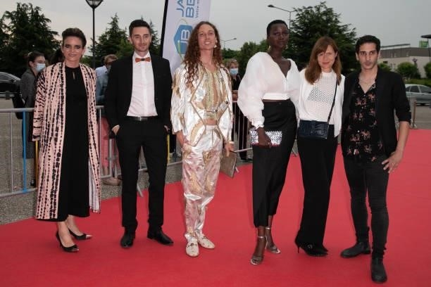 Vanessa Djian, Olivier Lallart, Romain Brau, Annabelle Lengronne, Anne-Claire Dolivet and Kevin Elarbi attend the closing ceremony of the Plurielles...