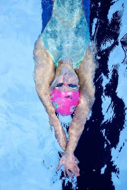 Regan Smith of the United States competes in the Women's 200m backstroke final during Day Seven of the 2021 U.S. Olympic Team Swimming Trials at CHI...