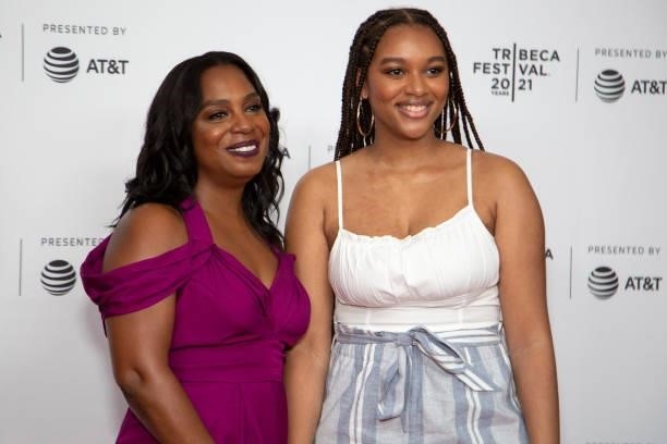 Michelle Wilson and Chandler Air-Dupont attend 'Clean' Premiere during 2021 Tribeca Festival at Brooklyn Commons at MetroTech on June 19, 2021 in New...