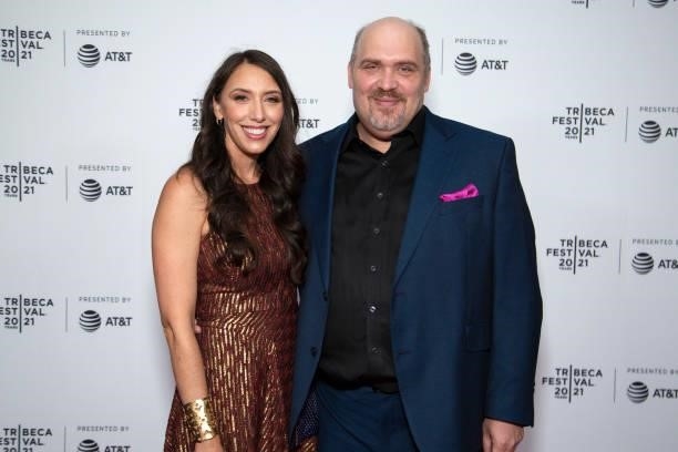 Glenn Fleshler and wife attend 'Clean' Premiere during 2021 Tribeca Festival at Brooklyn Commons at MetroTech on June 19, 2021 in New York City.
