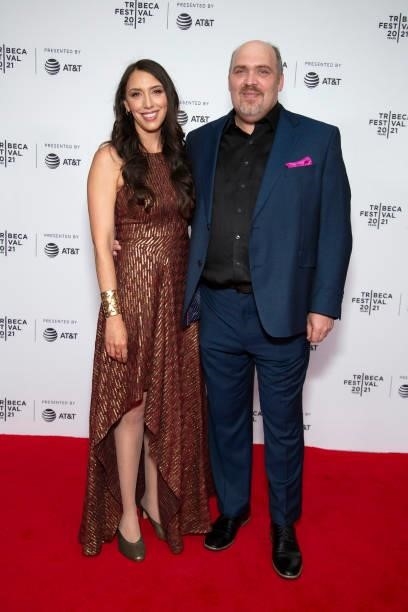 Glenn Fleshler and wife attend 'Clean' Premiere during 2021 Tribeca Festival at Brooklyn Commons at MetroTech on June 19, 2021 in New York City.
