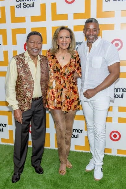 Billy Davis, Marilyn McCoo and Musa Jackson attend Questlove's "Summer Of Soul