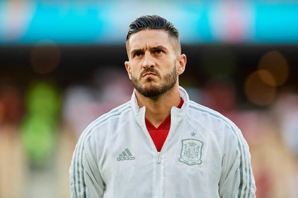 Koke Resurreccion of Spain looks on during the UEFA Euro 2020 Championship Group E match between Spain and Poland at Estadio La Cartuja on June 19,...