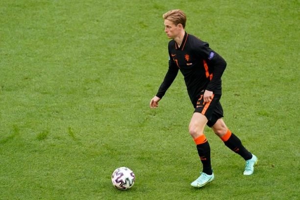 Frenkie de Jong of the Netherlands during the UEFA Euro 2020 Championship Group C match between North Macedonia National Team and Netherlands...