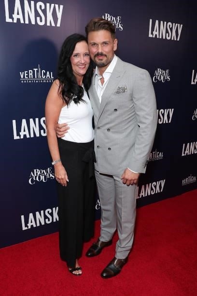 Renée Wilson and David Cade attend the Los Angeles Premiere Of "Lansky