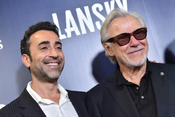 Eytan Rockaway and Harvey Keitel attend the Los Angeles Premiere of "Lansky