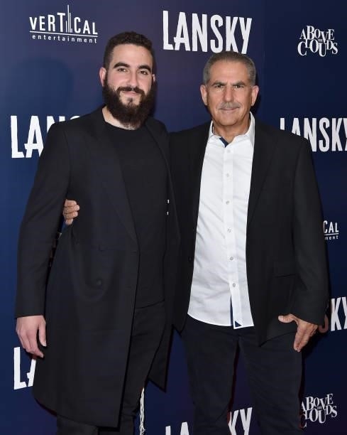 Yaniv Hoffman and Jeff Hoffman attend the Los Angeles Premiere of "Lansky