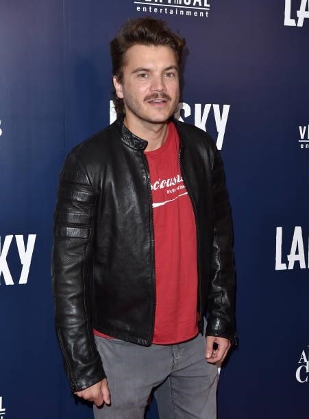 Emile Hirsch attends the Los Angeles Premiere of "Lansky