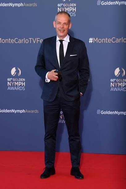 Johannes Hano arrives at the closing ceremony of the 60th Monte Carlo TV Festival on June 22, 2021 in Monte-Carlo, Monaco.