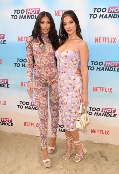 Emily Miller and Christina Carmela attend the "Too Hot To Handle