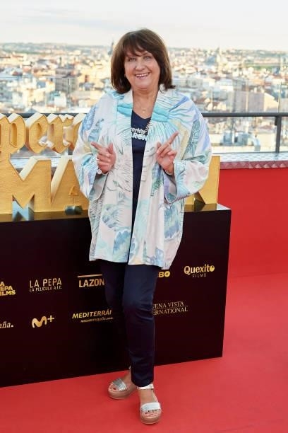 Soledad Mallol attends 'Operacion Camaron' premiere at the Vincci Hotel on June 23, 2021 in Madrid, Spain.