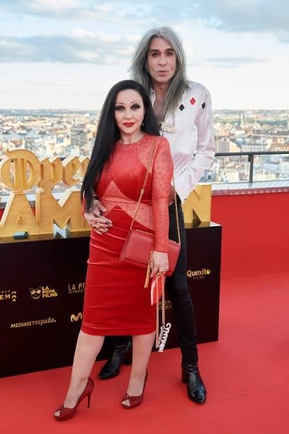 Olvido Gara 'Alaska' and husband Mario Vaquerizo attend 'Operacion Camaron' premiere at the Vincci Hotel on June 23, 2021 in Madrid, Spain.