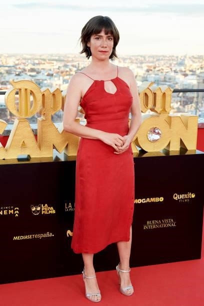 Bruna Cusi attends 'Operacion Camaron' premiere at the Vincci Hotel on June 23, 2021 in Madrid, Spain.