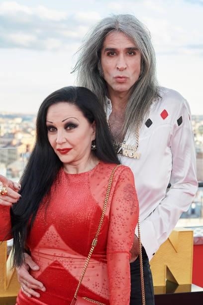 Olvido Gara 'Alaska' and husband Mario Vaquerizo attend 'Operacion Camaron' premiere at the Vincci Hotel on June 23, 2021 in Madrid, Spain.
