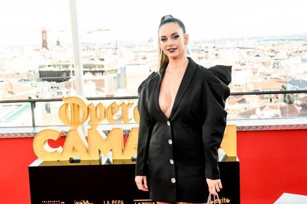 Violetta Arriaza attends 'Operacion Camaron' premiere at the Vincci Hotel on June 23, 2021 in Madrid, Spain.