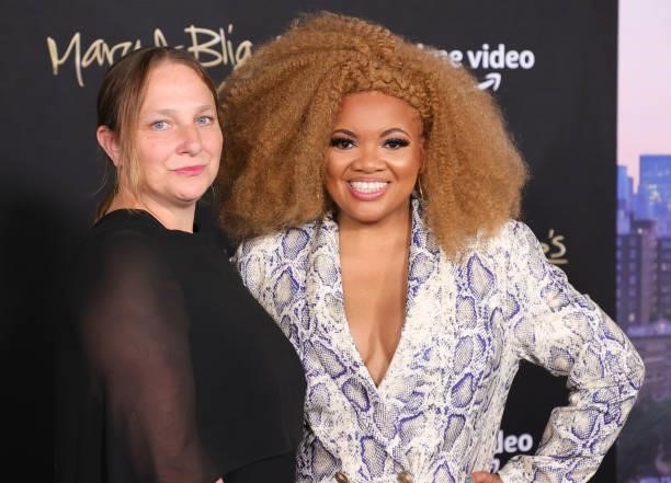 Director Vanessa Roth and Head of Global DEI Amazon Studios, Latasha Gillespie attend the "Mary J Blige's My Life