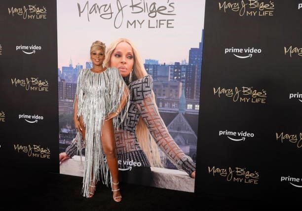 Mary J. Blige attends the "Mary J Blige's My Life
