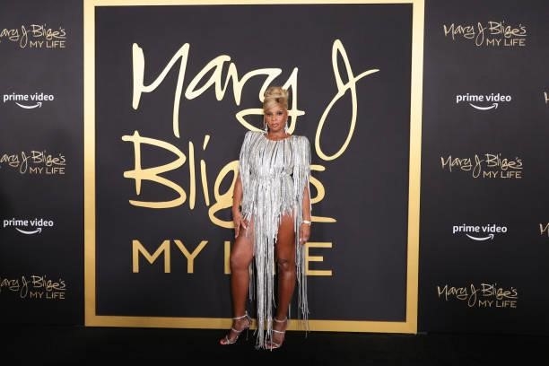 Mary J. Blige attends the "Mary J Blige's My Life
