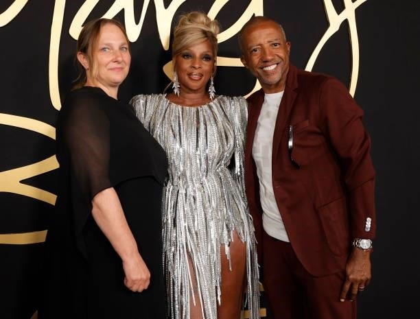 Director Vanessa Roth, Mary J. Blige and Kevin Liles attend the "Mary J Blige's My Life