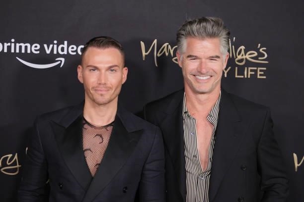 Eric Rutherford and guest attend the "Mary J Blige's My Life
